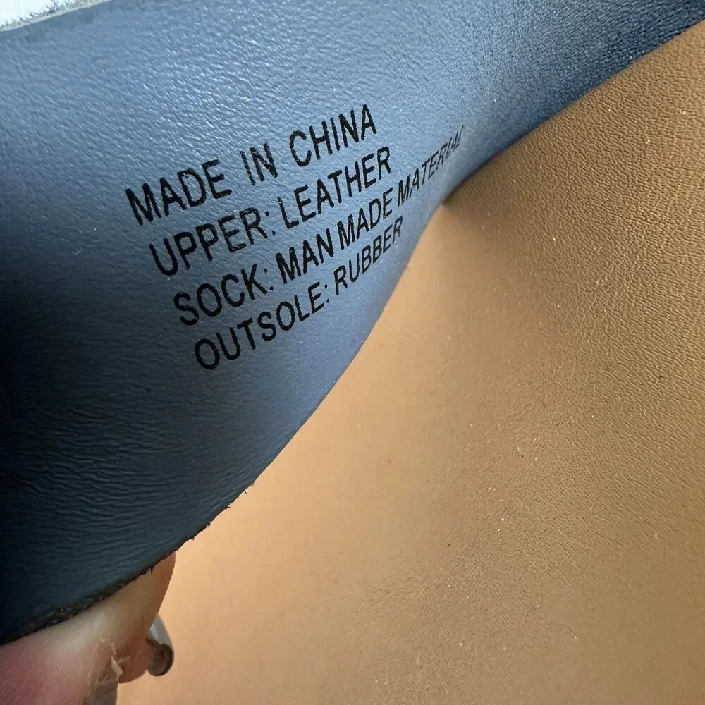 The Sak Everly Blue Leather Flip Flop Sandals Size 10 NEW without Tags - Picture 3 of 8